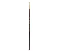 Pan Art Flat Brush Natural Bristle No.02 for Oil Painting 1PC