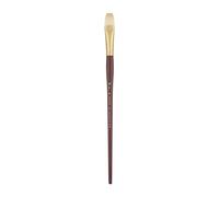 Pan Art Flat Brush Natural Bristle No.16 - Oil Painting Brush - 1 Piece