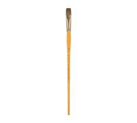 Pan Art Flat Brush Synthetic No.14 - Acrylic - 1 Unit