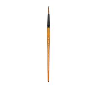 Pan Art Synthetic Sable Round Paint Brush No.16 - Watercolour- 1 Piece, Brown
