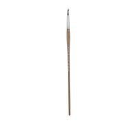 Pan Art Round Synthetic Mongoose Brush - No. 08 - Multimedia - 1 Piece