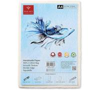 Pan Art Smooth Deckle-Edge Watercolour Paper, 22x30cm, 10 Sheets