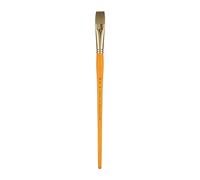 Pan Art Synthetic Fibre Flat Brush No. 18 - Acrylic & Fine Art Painting