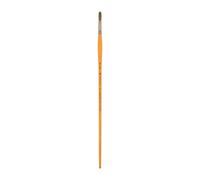 Pan Art Synthetic Fibre Flat No. 04 Brush for Acrylics - 1 Unit