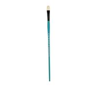 Pan Art Synthetic Filbert Brush No. 12 - Ideal for Oil Painting - 1 Piece