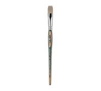 Pan Art Synthetic Flat Brush No.16 for Watercolour Painting - 1 Piece, Black
