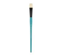 Pan Art Synthetic Flat Brush No. 20 for Oil Painting, 1 Piece
