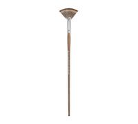 Pan Art Synthetic Mongoose Fan Brush No. 12- Multimedia - 1 Piece