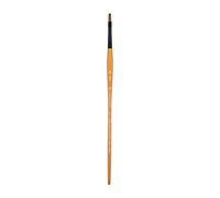 Pan Art Synthetic Sable Flat No. 04 - Detail & Wash Brush for Watercolour & Gouache - Studio-Quality Painting Tool Paintbrush for Fine Art, Craft & Illustration - 1 Unit
