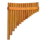 Pan Flute 1 Set Pan Flute Professional Wood Color Musical Instrument For Beginners Educational Exercise Hand Brain Coordination