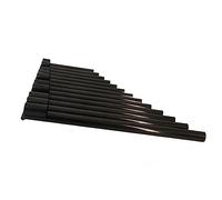 Pan Flute 13 Pipes Black Panflute ABS Plastic Panpipes C Key Chinese Panflute Musical Instruments For Students (Color : Left)