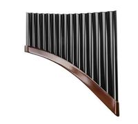 Pan Flute 15 pipe brown panpipe in G key Traditional musical instrument
