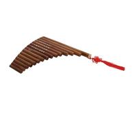 Pan Flute 15 Pipes Pan Flute for Beginners Pan Flute Instrument Pan Flute G Tone Chinese Pan Pipe Instrument Bamboo Pan Flute (Color : Left, Size : G tone)