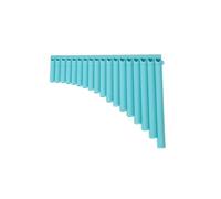 Pan Flute 16 18 Pipe Pan Flute For Beginners And Adults C Key Professional Practice(18 blue)