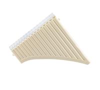 Pan Flute 16-pipe Easy-to-learn Entry-level Pan Flute For Beginners Upgraded Version For Ethnic Groups(Beige)