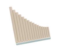 Pan Flute 16 Pipe Educational Pan Flute Key Of C Includes Note Stand