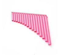 Pan Flute 16 Pipe Panpipe A Beginner's Guide To Playing Traditional Chinese Musical Instruments(Pink)