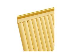 Pan Flute 16 Pipe Panpipe Easy For Beginners Professional Musical Instrument Teaching(16 tubes in yellow)