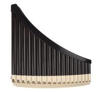 Pan Flute 16pipe Or 18 Pipe Curved Black C Key Panpipe A Simple And Easy To Learn Musical Instrument(18-tube curved design black)