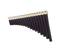 Pan Flute 18 Pipe Black Panpipe Teaching Set In C Major(Black and White)
