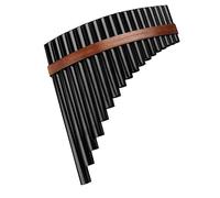 Pan Flute 18 Pipes Brown Pan Flute F Key Pan Pipes Traditional Woodwind Instrument Bamboo Pan Flute (Color : Right)