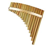 Pan Flute 18 Pipes F Key Pan Flute Chinese Traditional Woodwind Instrument Natural Bamboo Pan Pipes
