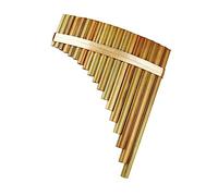 Pan Flute 18 Pipes Pan Flute F Key Pan Pipes Woodwind Instrument Chinese Traditional Bamboo Pan Flute (Color : Left)