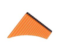 Pan Flute 18 Pipes Pan Tube G Key Resin Multifunction Plastic Handmade Traditional Instrument Woodwind Bamboo Panpipes (Color : 03)
