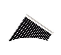 Pan Flute 18 Pipes Pan Tube G Key Resin Multifunction Plastic Handmade Traditional Instrument Woodwind Bamboo Panpipes (Color : 04)