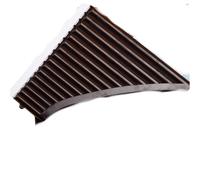 Pan Flute 18 Tube Or 16 Resin Panpipe A Simple And Portable Instrument For Beginners(18-tube black)