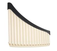 Pan Flute 1pc Pan Flute 16/18 Pipes AC Tone Tunable Abs Professional Musical Instrument(16 Hole Beige)