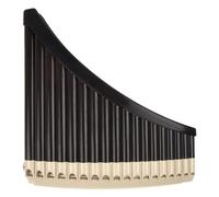 Pan Flute 1pc Pan Flute 16/18 Pipes Panpipes AC Tone Tunable Base Professional Musical Instrument(18 Hole Brown)