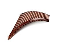 Pan Flute 20 Pipes Pan Flute E Key With Brown Traditional Made Musical Instrument(LEFT)