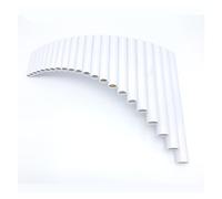 pan flute 22 Pipes ABS Plastic Panpipes G Key Pan Pipes Handmade Musical Instruments Pan Flute Right/Left Hand Pan Flutes (Color : White Left Hand)