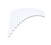 pan flute 22 Pipes ABS Plastic Panpipes G Key Pan Pipes Handmade Musical Instruments Pan Flute Right/Left Hand Pan Flutes (Color : White Right Hand)