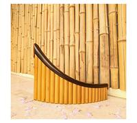 Pan Flute 22 Tube G Key Bitter Adjustable Tone Pan Flute Chinese Pan Pipes (Color : 7)