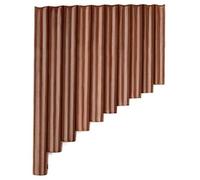 Pan Flute 8/10 Pipes Pan Flute Pan Pipes Woodwind Instrument Chinese Traditional Musical Instrument Brown Pan Flute(Left 10)