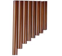 Pan Flute 8/10 Pipes Pan Flute Pan Pipes Woodwind Instrument Chinese Traditional Musical Instrument Brown Pan Flute(8 Right)