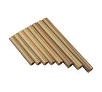 Pan Flute 8/10 Pipes Pan Flute Pan Pipes Woodwind Instrument Chinese Traditional Musical Instrument Brown Pan Flute(Left 8A)