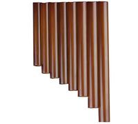 Pan Flute 8/10 Pipes Pan Flute Pan Pipes Woodwind Instrument Chinese Traditional Musical Instrument Brown Pan Flute(8 Left)