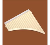 Pan Flute Beginner 16-pipe 18-pipe Beginner C-tune Pan Flute Playing Instrument Upgrade(16,B)