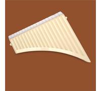 Pan Flute Beginner 16-pipe 18-pipe Beginner C-tune Pan Flute Playing Instrument Upgrade(18,A)