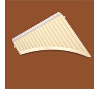 Pan Flute Beginner 16-pipe 18-pipe Beginner C-tune Pan Flute Playing Instrument Upgrade(18,B)