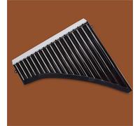 Pan Flute Beginner 16-pipe 18-pipe Beginner C-tune Pan Flute Playing Instrument Upgrade(18,Up2)