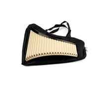 Pan Flute Beginner Adult Left Hand ABS Plastic Pipes Panflute C Key Professional Performance(22 WHITE)