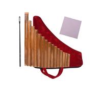 Pan Flute,Chinese Traditional Musical Instrument,G Key Folk Musical Instrument Woodwind Instrument for Instrument Builder, Left Hand