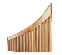 Pan Flute Designed for Chinese Folk Music with 15 Tunable Pipes G Scale Plastic Cork Adjustment Compact Size for Travel and Practice (Right)