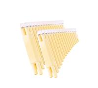 Pan Flute Double Row Panpipes Twelve Tone Equal Temperament Beginners 32 Pipes With Mouthpiece