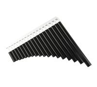 pan flute Exellent Pronunciation 18 Pipes Pan Flute Resin C Key Panflute Easy Learning For Music Instrument Gift (Color : Black White)
