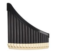 Pan Flute For Beginners 16 18 Pipes Panpipes AC Tone Tunable Abs Base Panflute Professional Pipe Musical Instrument(16 Hole-Brown)